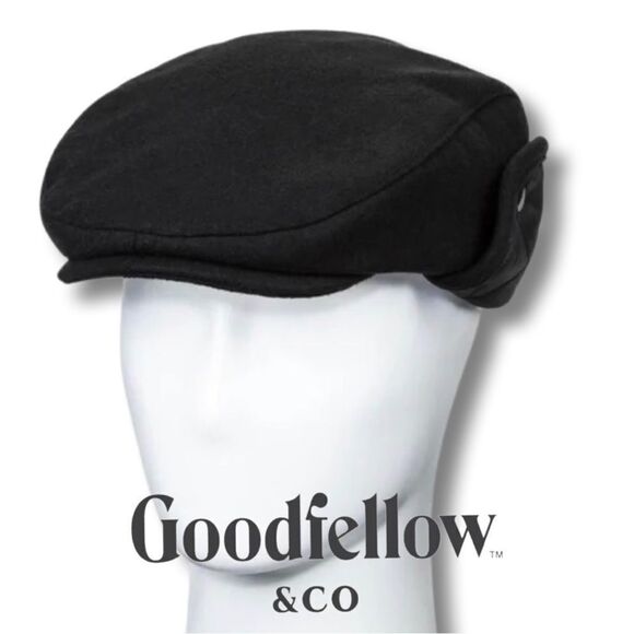 Goodfellow & Co. Men's Driving Cap Black • Size L/XL • NWT - Picture 1 of 7